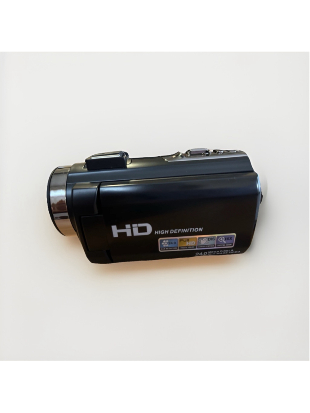 Camcorder Full HD High Definition Includes Stereo Microphone, Remote 2 Batteries